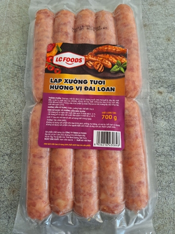 Lạp xưởng tươi hương vị Đài Loan LC FOODS 700gr